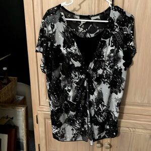 Brittany Black Blouse